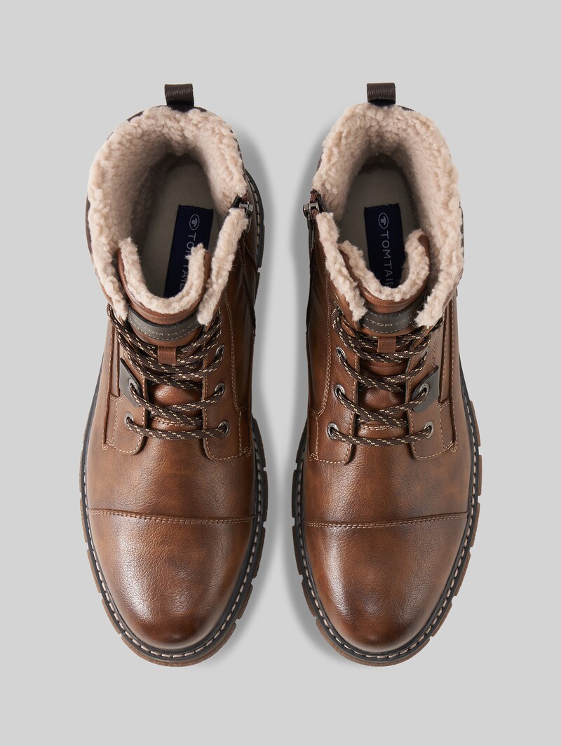 Tom Tailor Wasserdichte Stiefeletten mit Fütterung - Rust