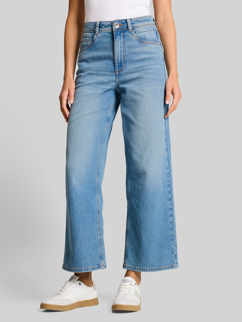 Tom Tailor TTNELMA CULOTTE Jeans - Clean Light Stone Blue Denim