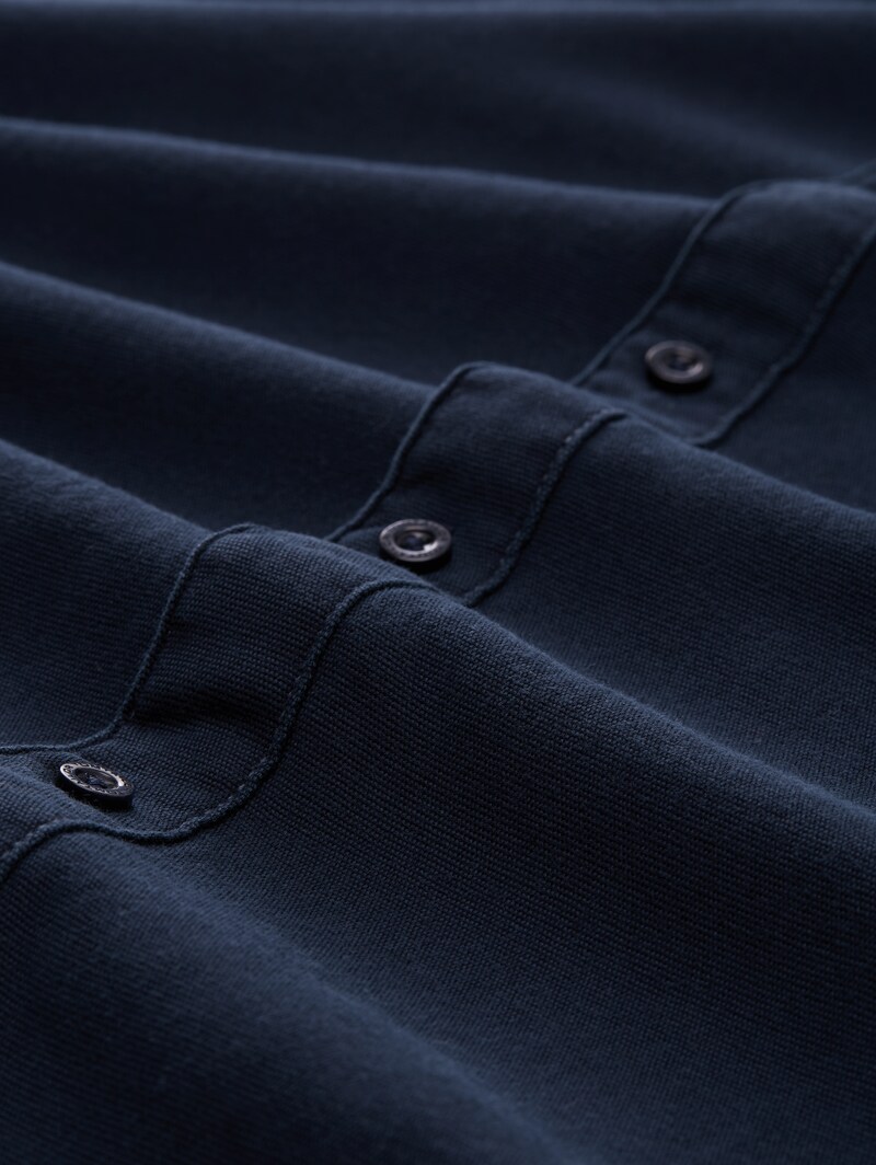 Tom Tailor Regular Fit Hemd aus Baumwolle - Sky Captain Blue