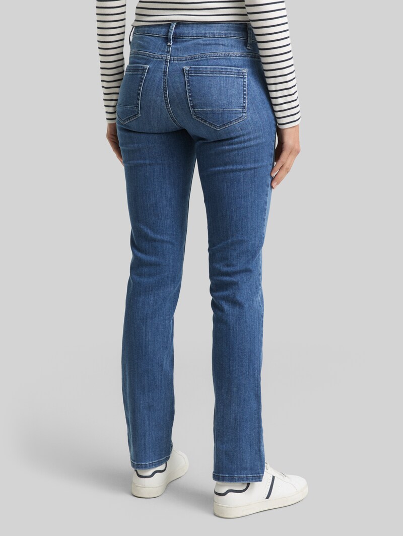 Tom Tailor TTALEXA STRAIGHT Jeans - Mid Stone Wash Denim Tom Tailor TTALEXA STRAIGHT Jeans - Mid Stone Wash Denim