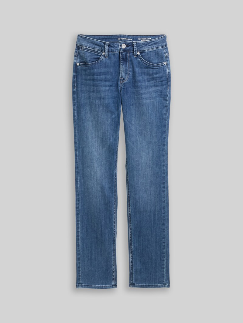 Tom Tailor TTALEXA STRAIGHT Jeans - Mid Stone Wash Denim