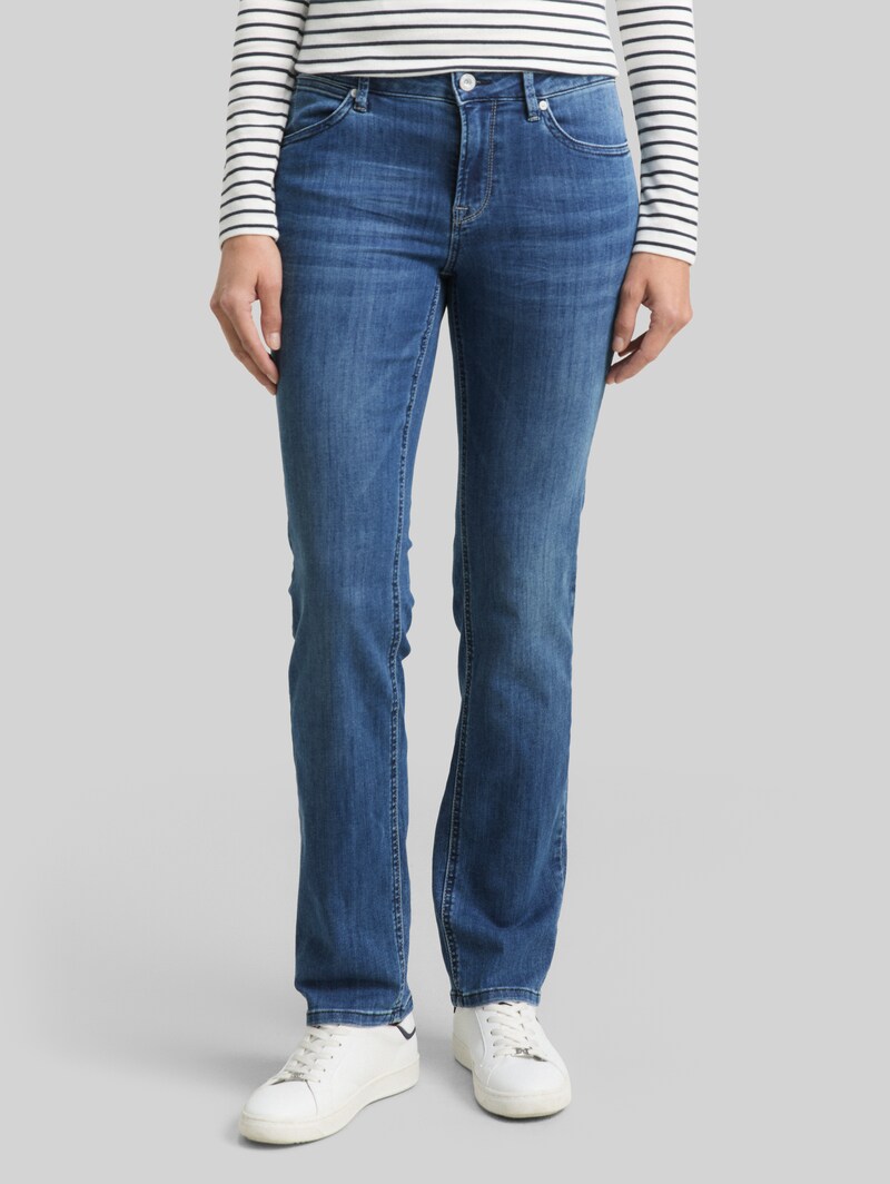 Tom Tailor TTALEXA STRAIGHT Jeans - Mid Stone Wash Denim