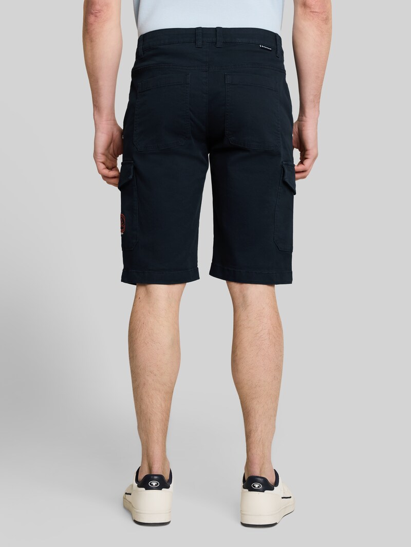 Tom Tailor Regular Fit Cargo Shorts mit Stretch - Sky Captain Blue Tom Tailor Regular Fit Cargo Shorts mit Stretch - Sky Captain Blue