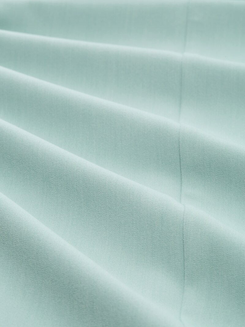 Tom Tailor TTLEA WIDE Hose mit Bügelfalte - Blue Haze Melange