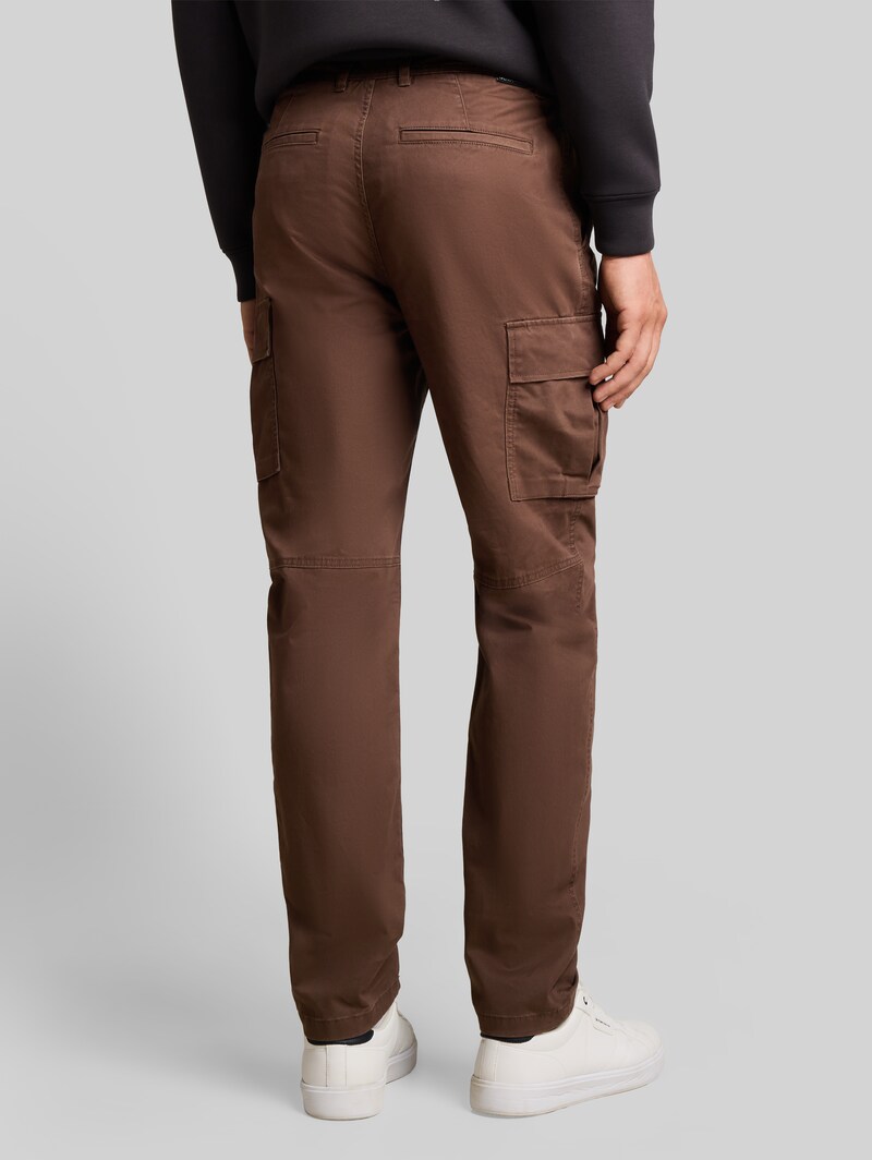 Tom Tailor TTREGULAR Cargo Hose - Cool Dark Brown Tom Tailor TTREGULAR Cargo Hose - Cool Dark Brown