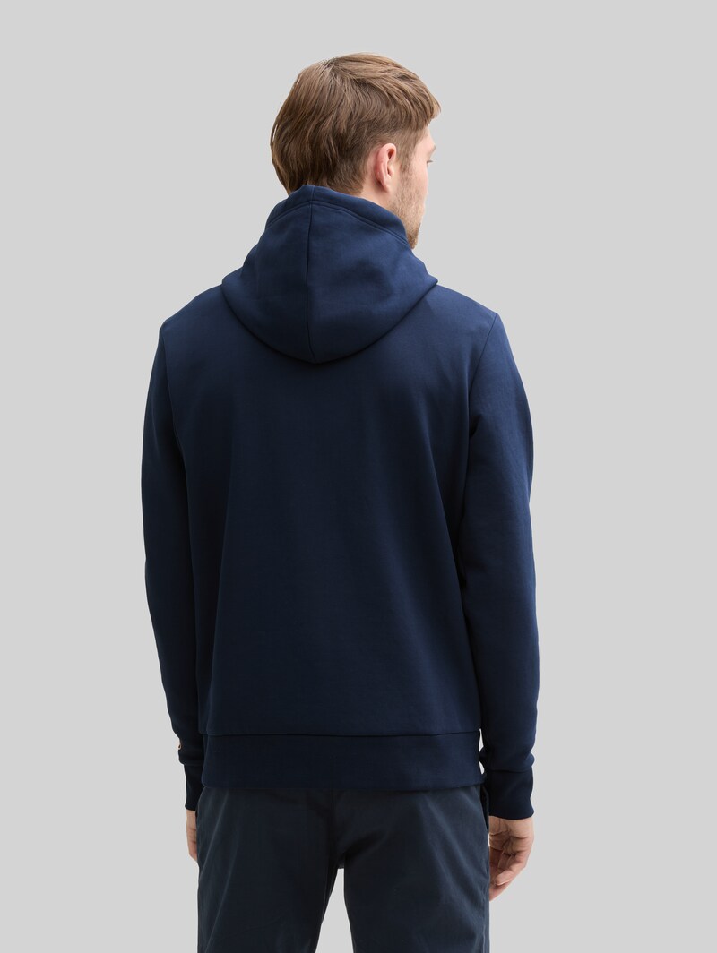Tom Tailor Hoodie Sweatshirt mit Taschen - Sky Captain Blue