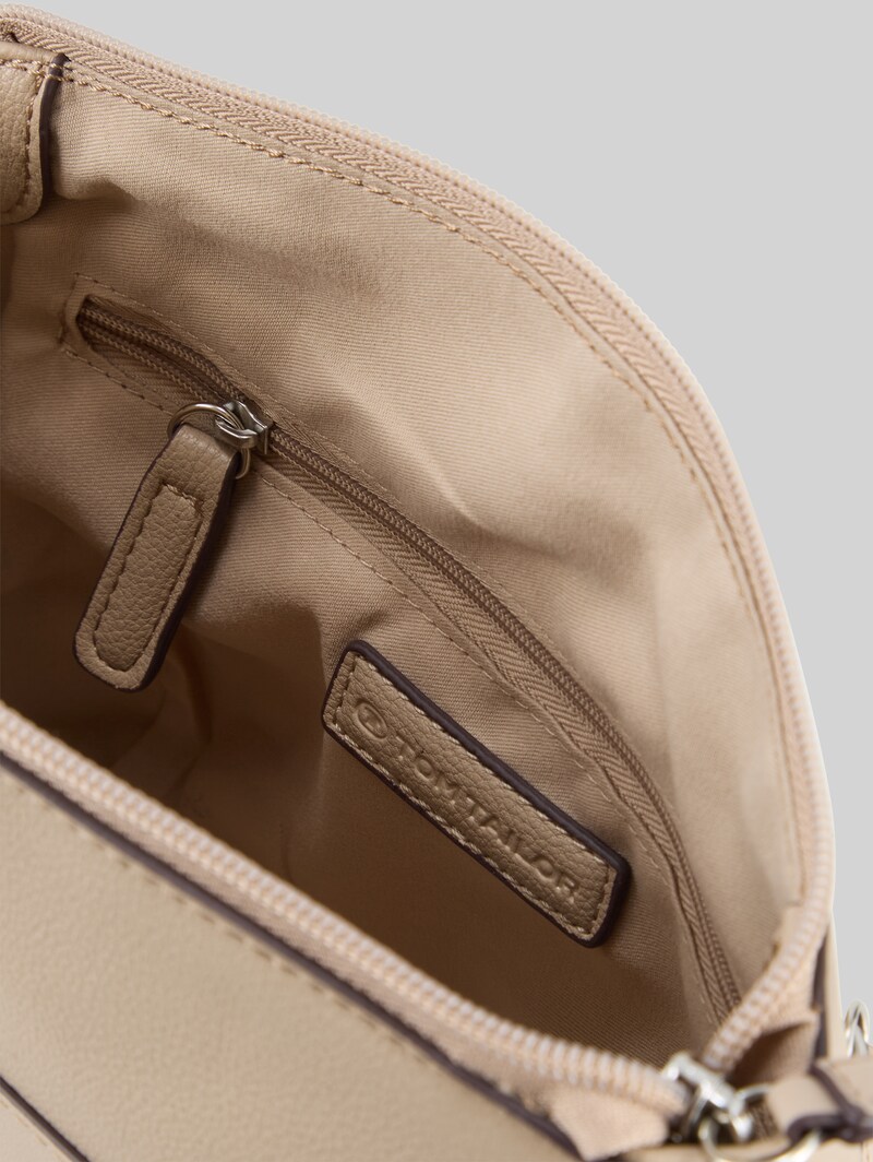 Tom Tailor TTAMARIS S Umhängetasche mit Material-Mix - Taupe / Taupe