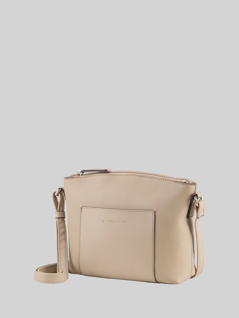 Tom Tailor TTAMARIS S Umhängetasche mit Material-Mix - Taupe / Taupe