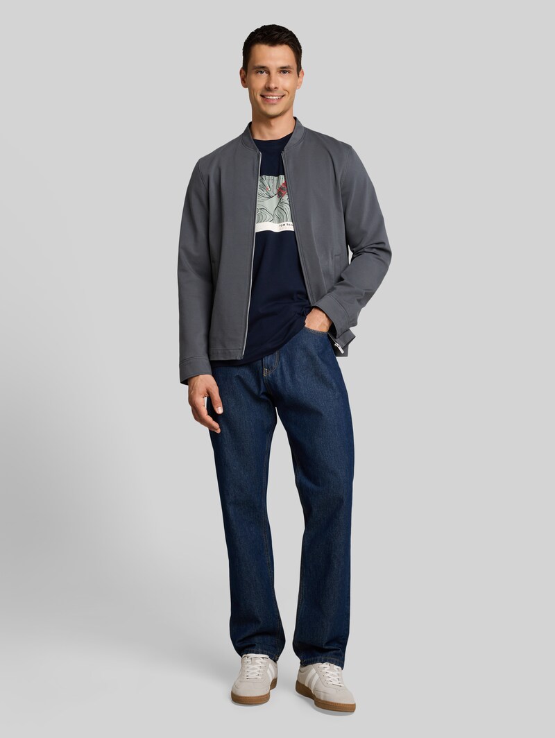 Tom Tailor Bomberjacke mit Eingriffstaschen - Darkest Olive
