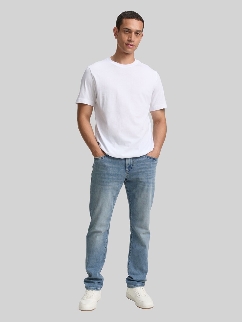 Tom Tailor T-Shirts aus Baumwolle im 2er-Pack - White 2