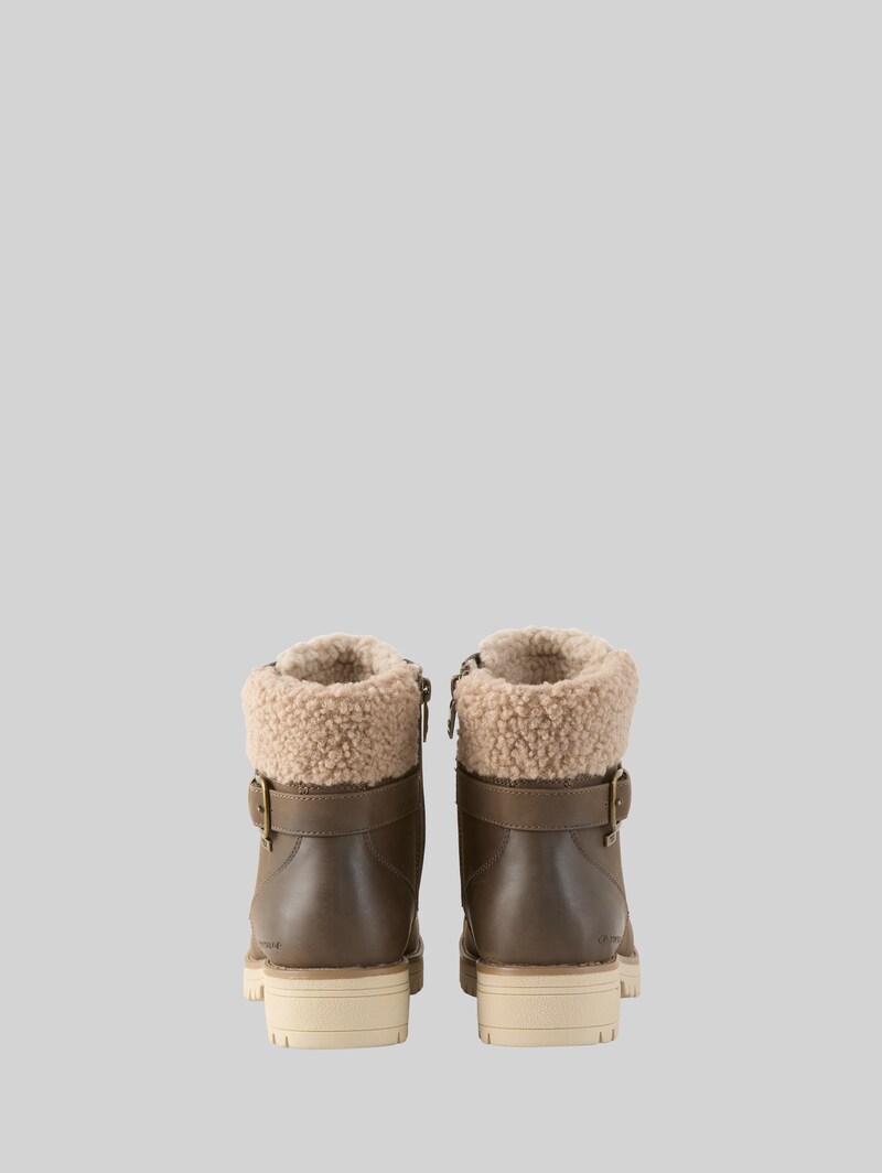 Tom Tailor Wasserdichte Stiefel mit Fütterung - Taupe Tom Tailor Wasserdichte Stiefel mit Fütterung - Taupe