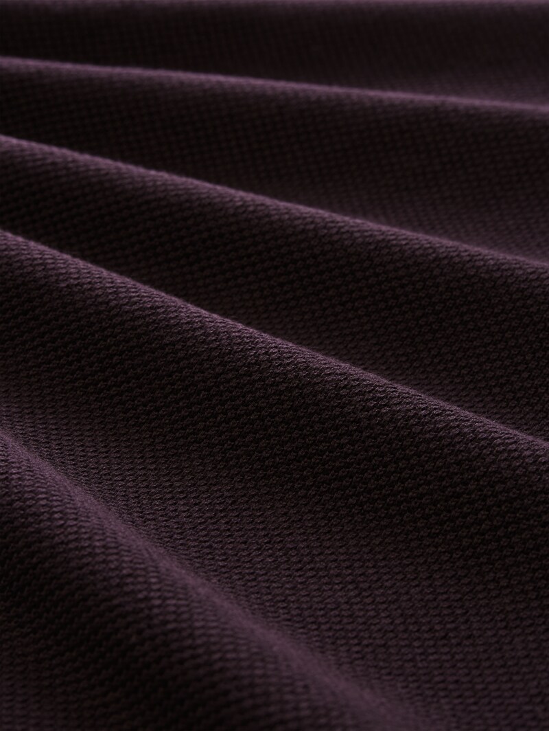 Tom Tailor Strickpullover aus Baumwolle - Dark Plum