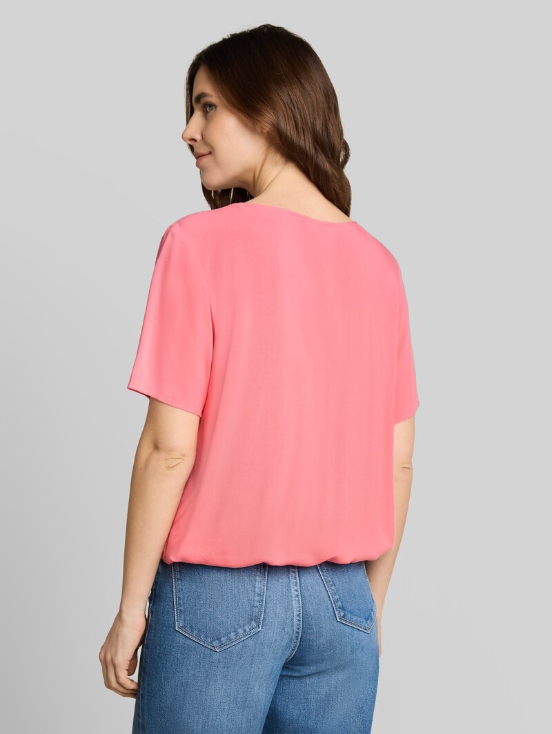 Tom Tailor Bluse aus Viskose - Soft Fuchsia Pink