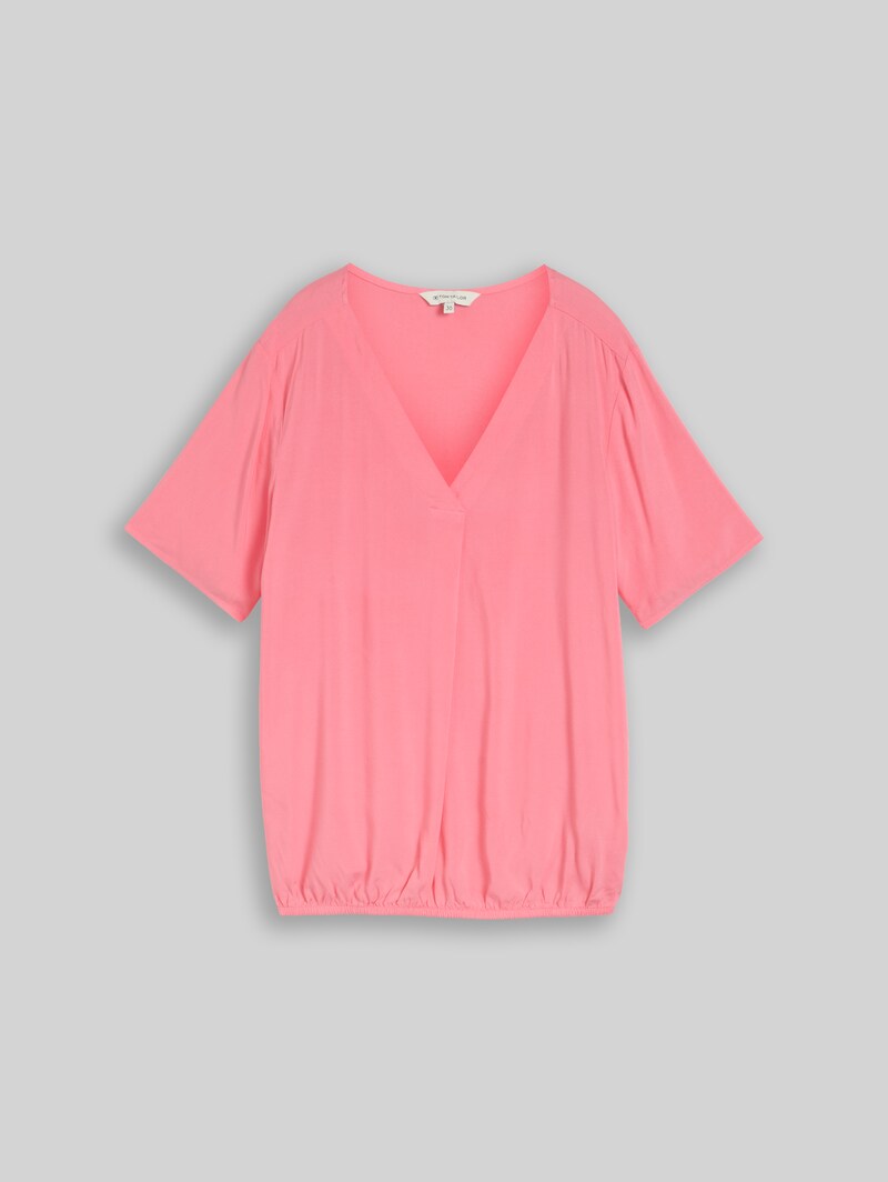 Tom Tailor Bluse aus Viskose - Soft Fuchsia Pink
