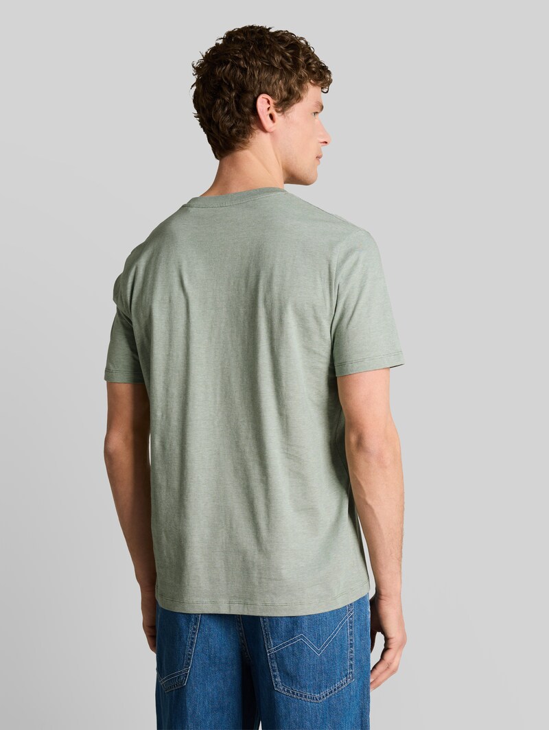 Tom Tailor T-Shirt mit Palmenprint - Sea Spray