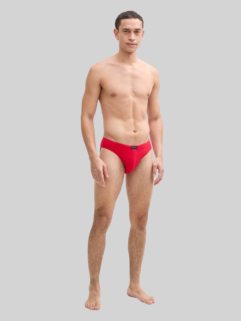 Tom Tailor Slips aus Baumwolle im 5er-Pack - Navy-white-red