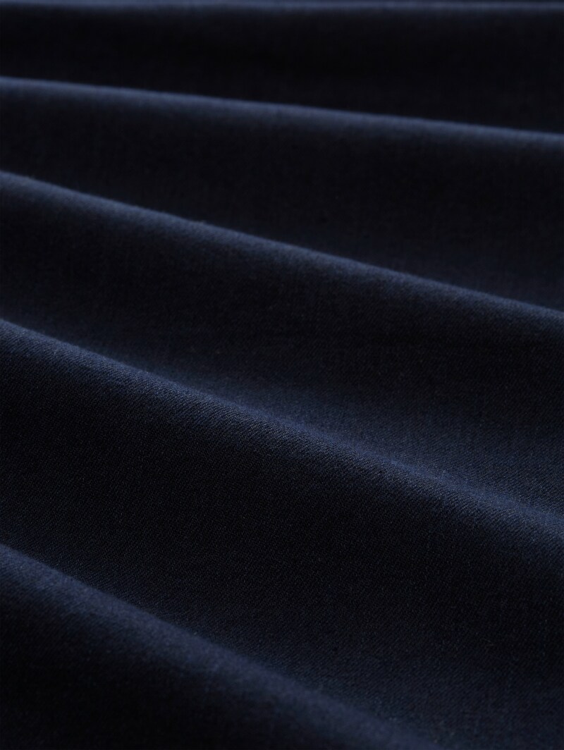Tom Tailor TTEMILY WIDE Jeans mit Bindegürtel - Clean Blue Black Denim