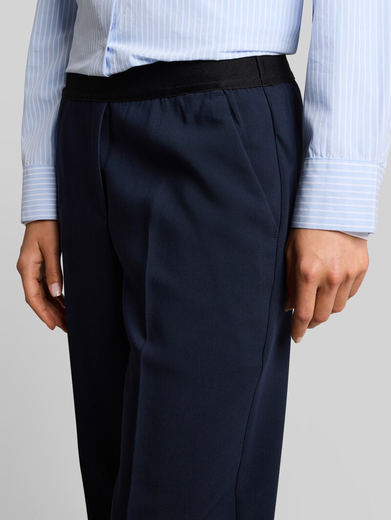 Tom Tailor Straight Hose mit Bügelfalte - Sky Captain Blue