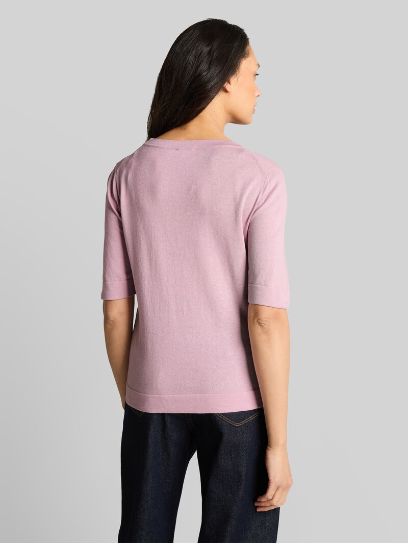 Tom Tailor Strickpullover aus Baumwolle - Light Elderberry