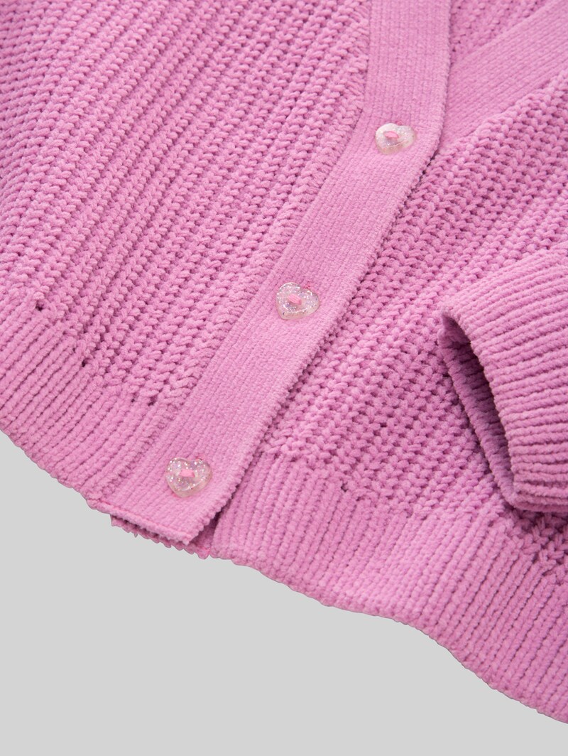 Tom Tailor Cardigan mit V-Ausschnitt - Flashy Mauve