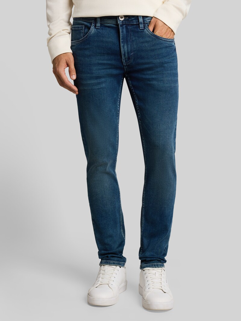 Tom Tailor TTTROY SLIM Jeans - Tinted Blue Denim