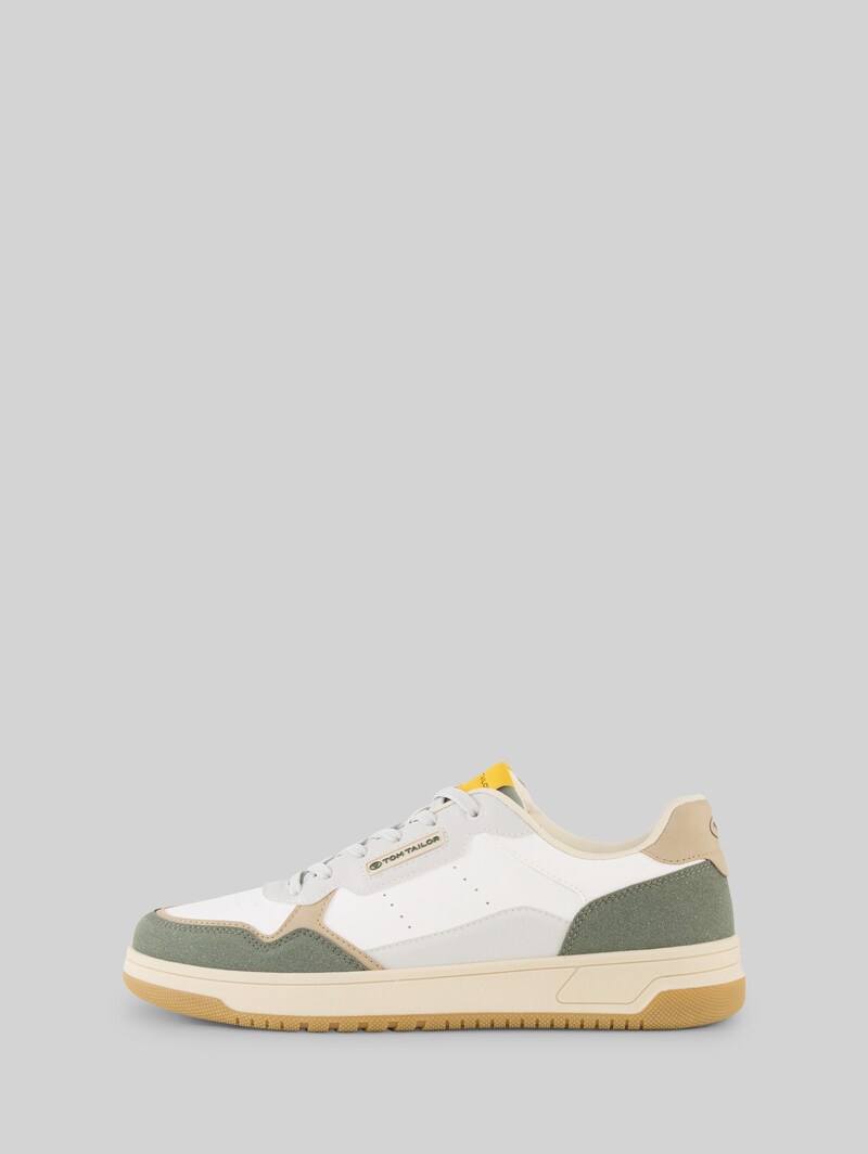 Tom Tailor Sneaker mit Colour-Blocking - White-green