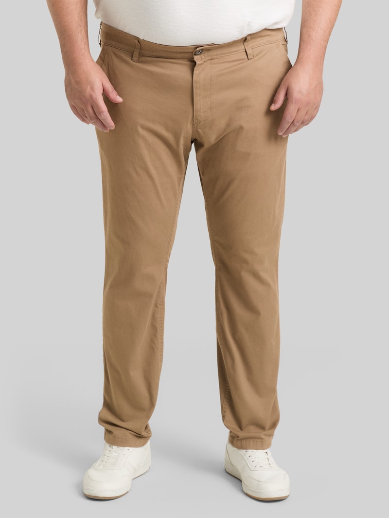 Tom Tailor Plus Size - Tapered Chino Hose - Caribou Beige