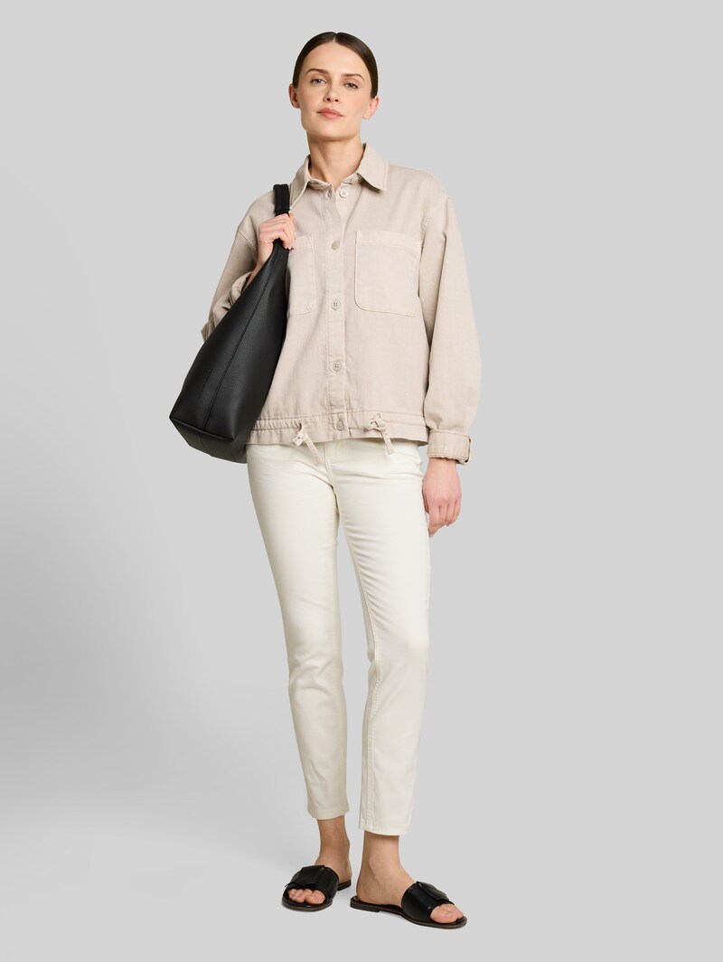 Tom Tailor TTLENE SLIM CROPPED Jeans - White