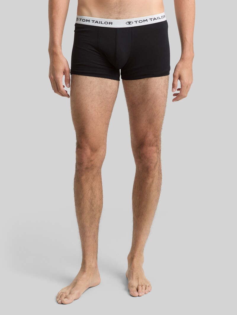 Tom Tailor Kurze Boxershorts im 3er-Pack - Silver Uni