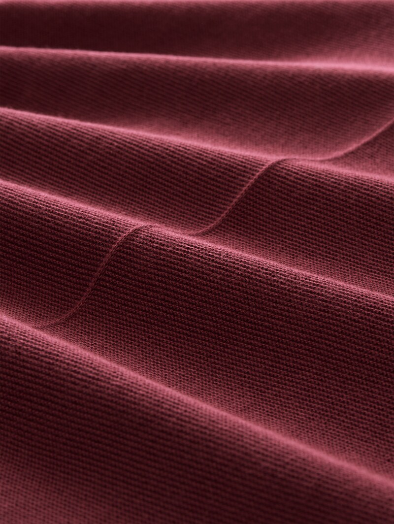 Tom Tailor Plus Size - Strickpullover aus Baumwolle - Preppy Plum