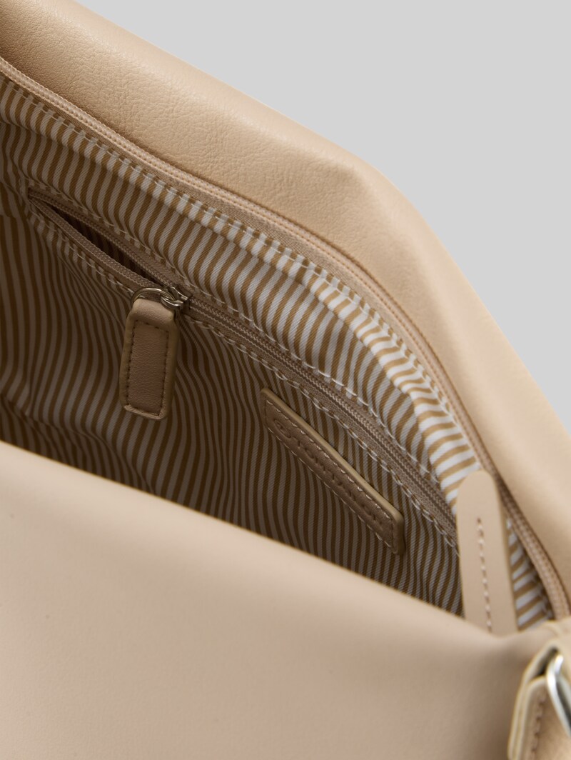 Tom Tailor TTGIA M Umhängetasche aus Lederimitat - Beige / Beige