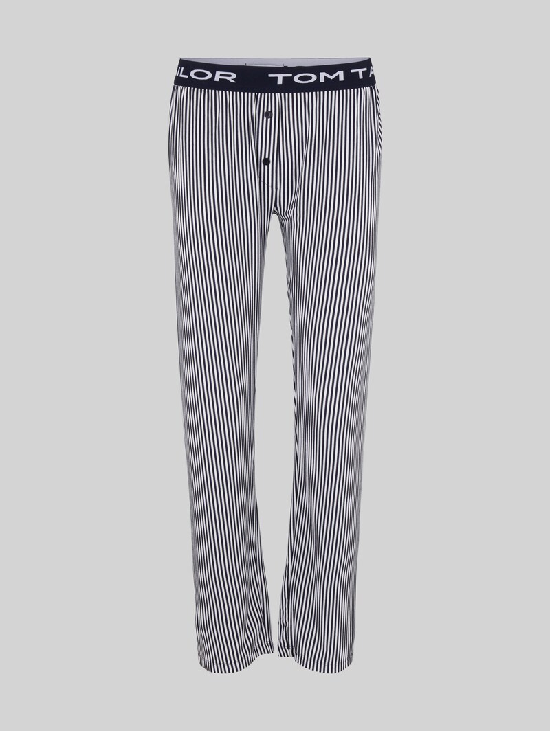Tom Tailor Pyjamahose mit Streifenmuster - Blue Stripes