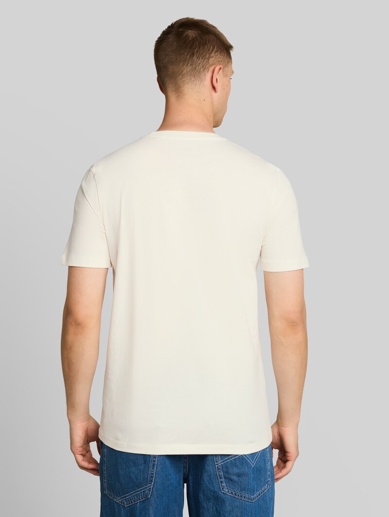 Tom Tailor T-Shirt mit Print - Wool White