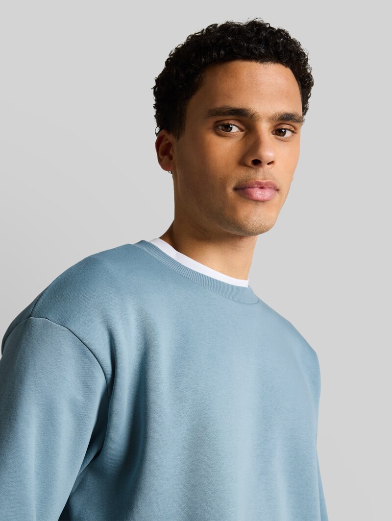 Tom Tailor Basic Sweatshirt - Citadel Blue