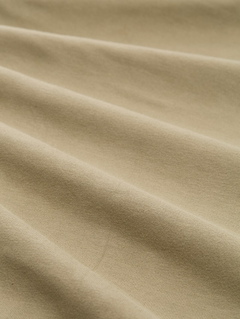 Tom Tailor Jerseykleid mit V-Ausschnitt - Silver Olive