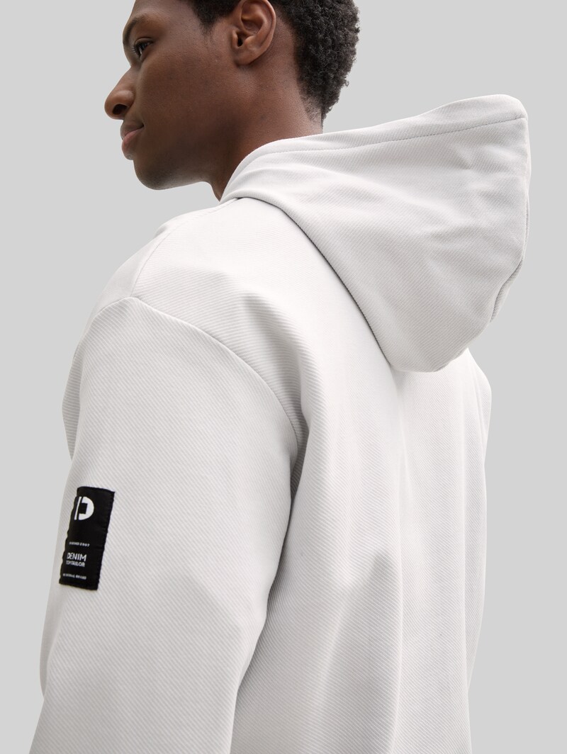 Tom Tailor Hoodie Sweatshirt - Chalk Grey