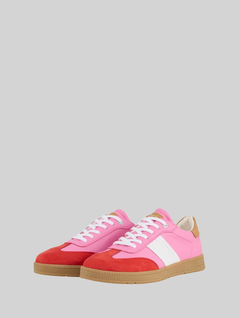 Tom Tailor Sneaker mit Colour-Blocking - Red-rose