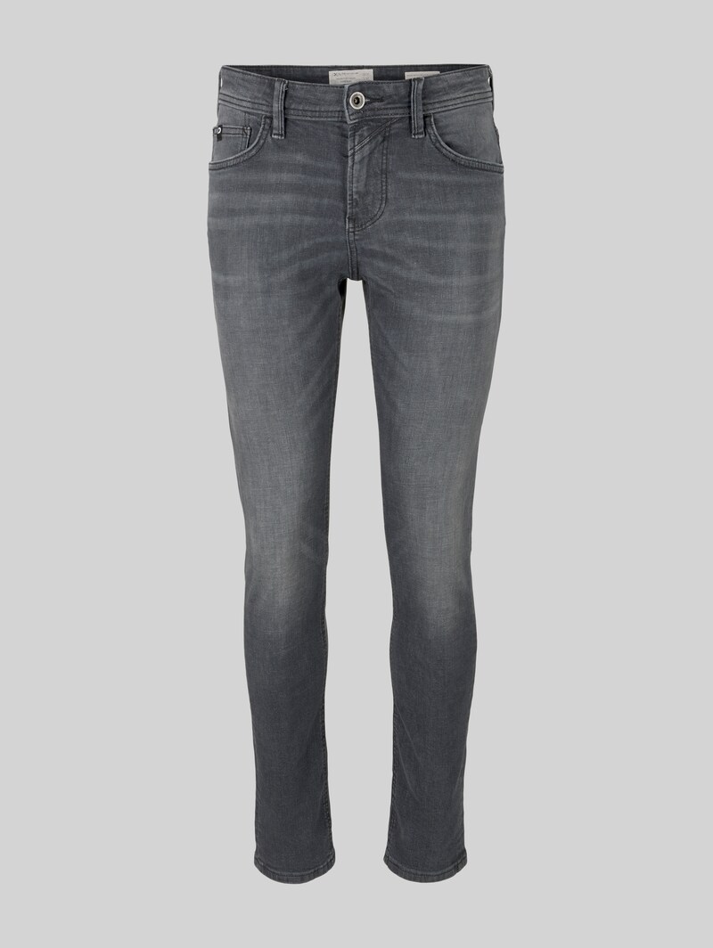 Tom Tailor TTPIERS SLIM Jeans - Used Dark Stone Grey Denim