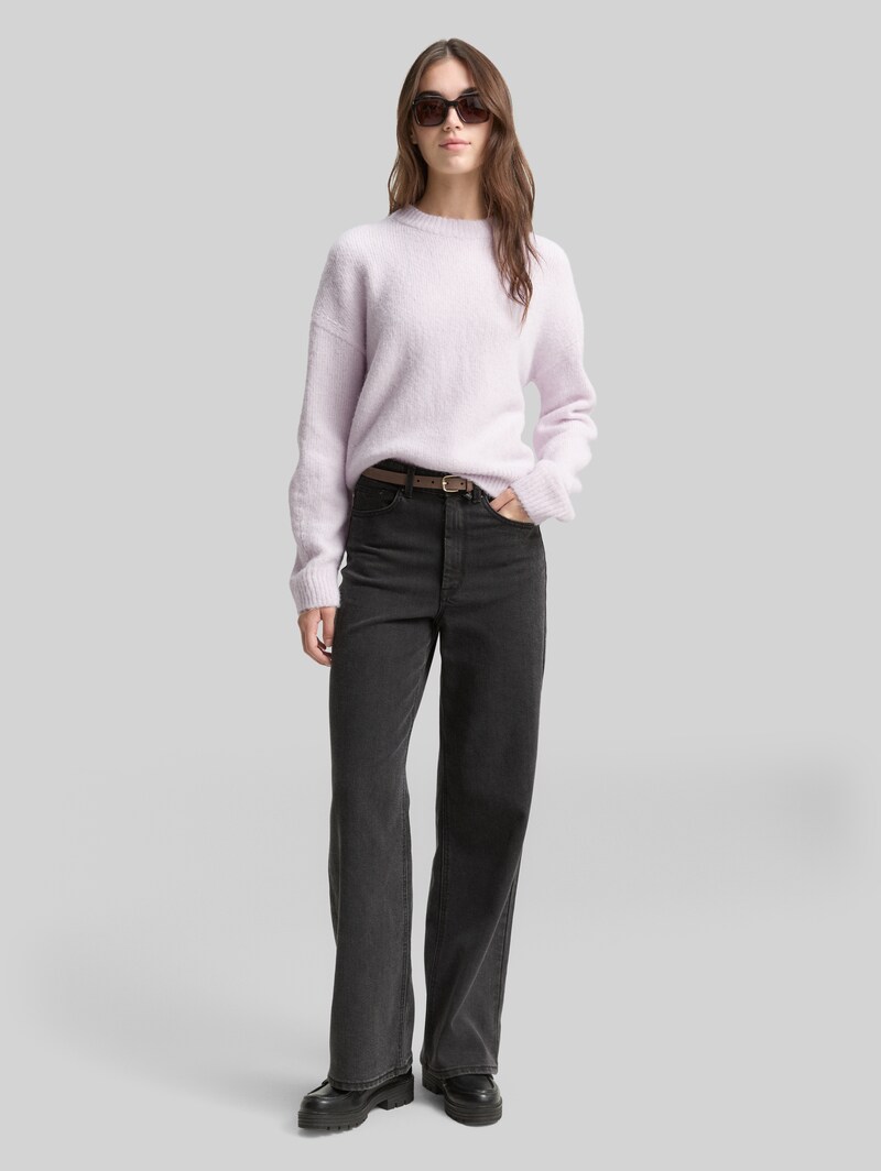 Tom Tailor Oversize Strickpullover - Lilac Fog Melange