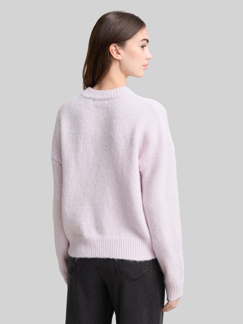 Tom Tailor Oversize Strickpullover - Lilac Fog Melange