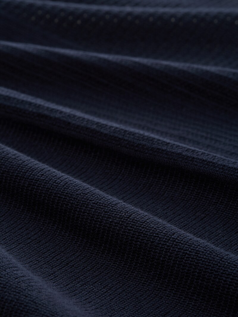 Tom Tailor Strickjacke mit Knopfleiste - Sky Captain Blue