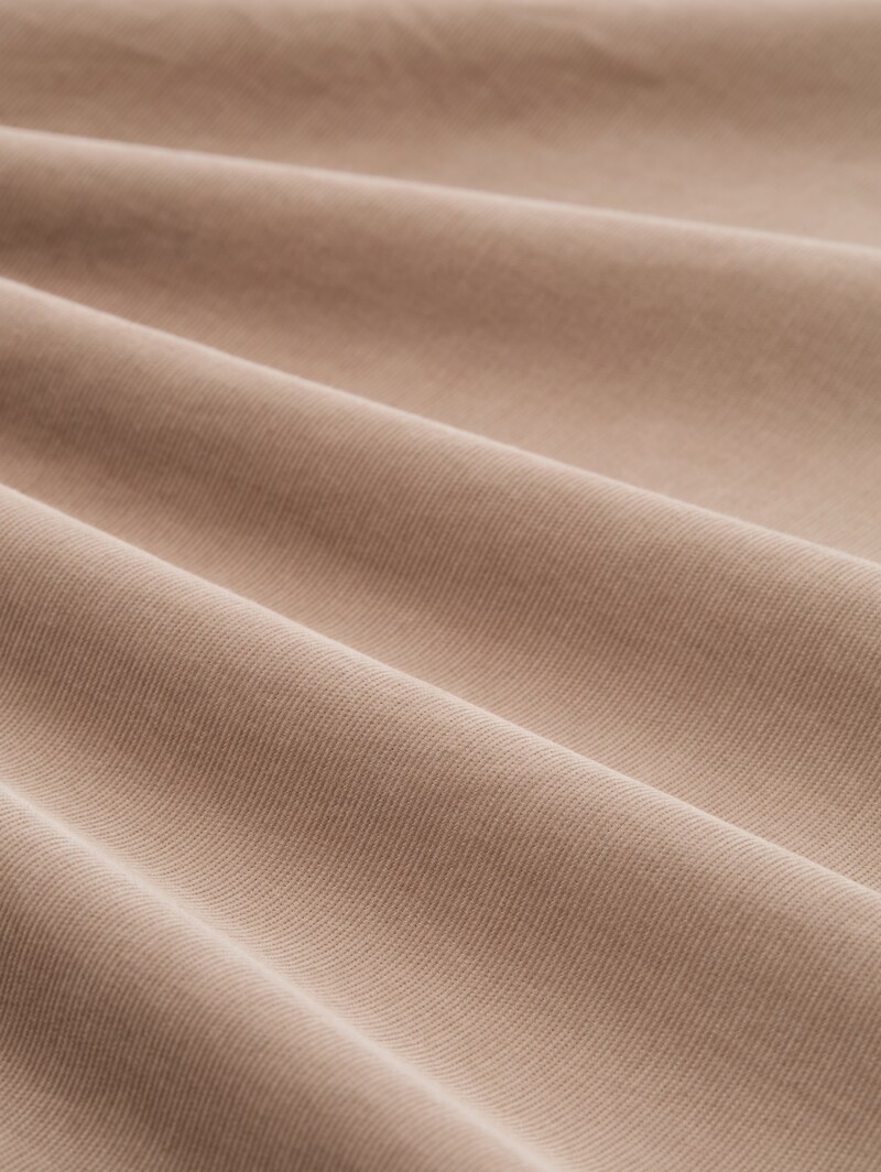 Tom Tailor Cordkleid mit Kragen - Soft Taupe Grey
