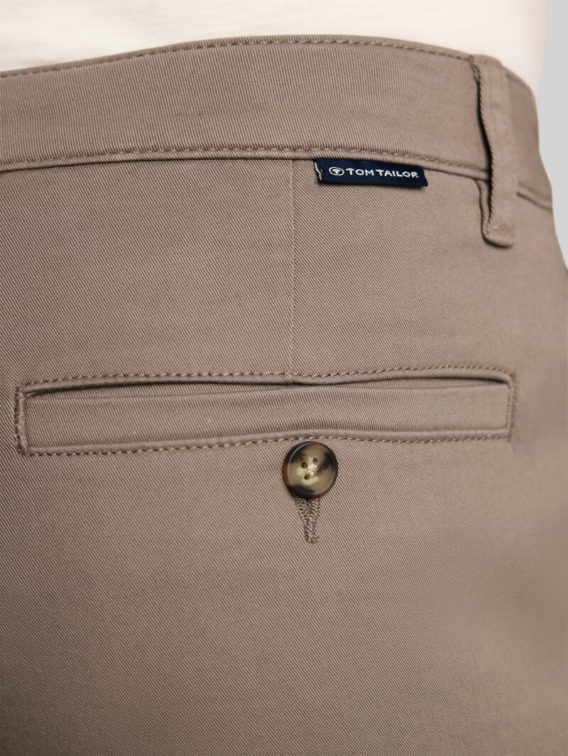 Tom Tailor Regular Fit Chino Hose - Driftwood Taupe