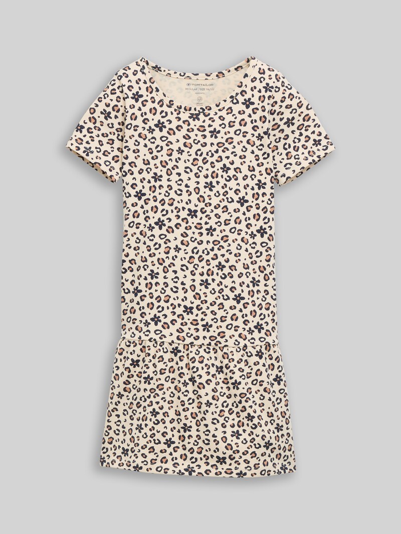 Tom Tailor Mini-Kleid mit Leo-Muster - Small Leopard Print