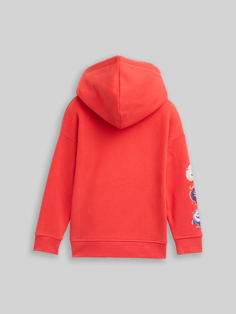 Tom Tailor Oversize Hoodie Sweatshirt - Soft Red Tom Tailor Oversize Hoodie Sweatshirt - Soft Red