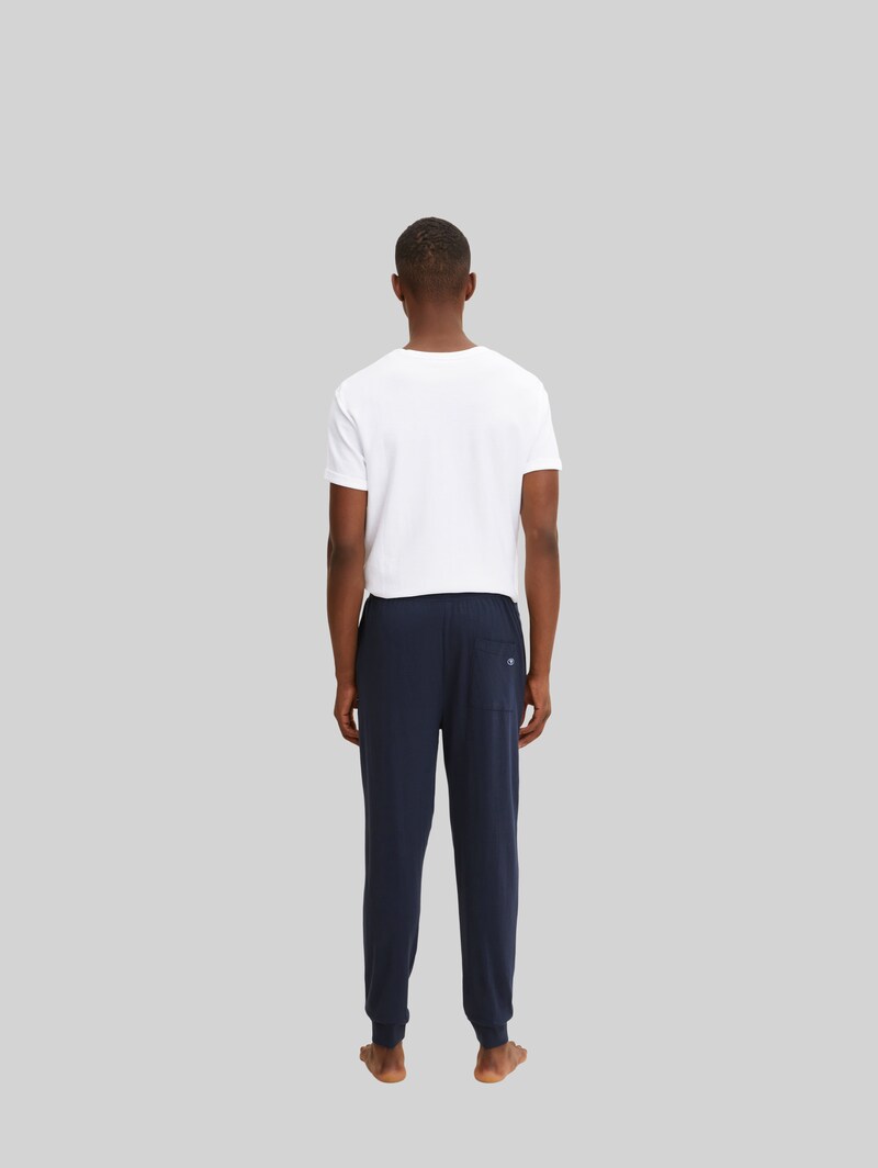 Tom Tailor Pyjama-Hose aus Baumwolle - Blue-dark-solid
