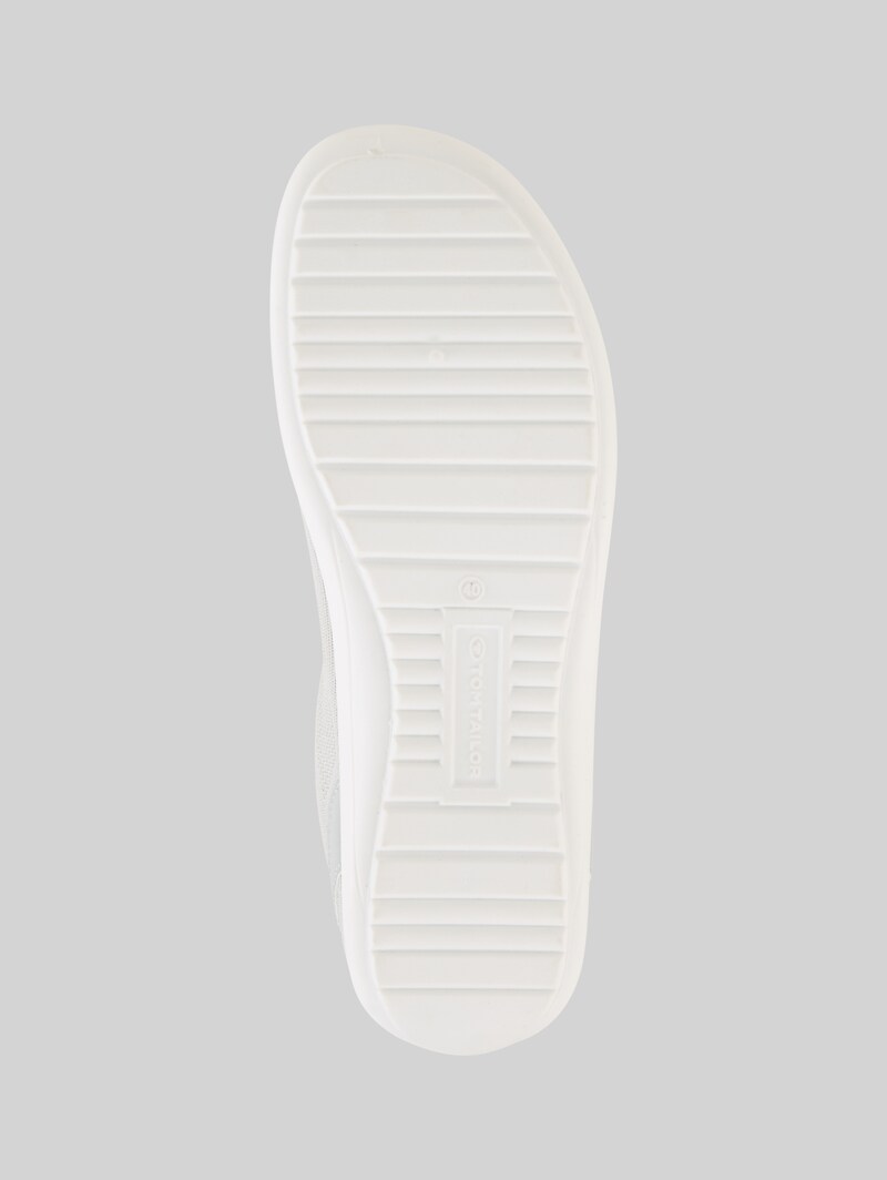 Tom Tailor Sneaker mit Reißverschluss-Detail - Grey