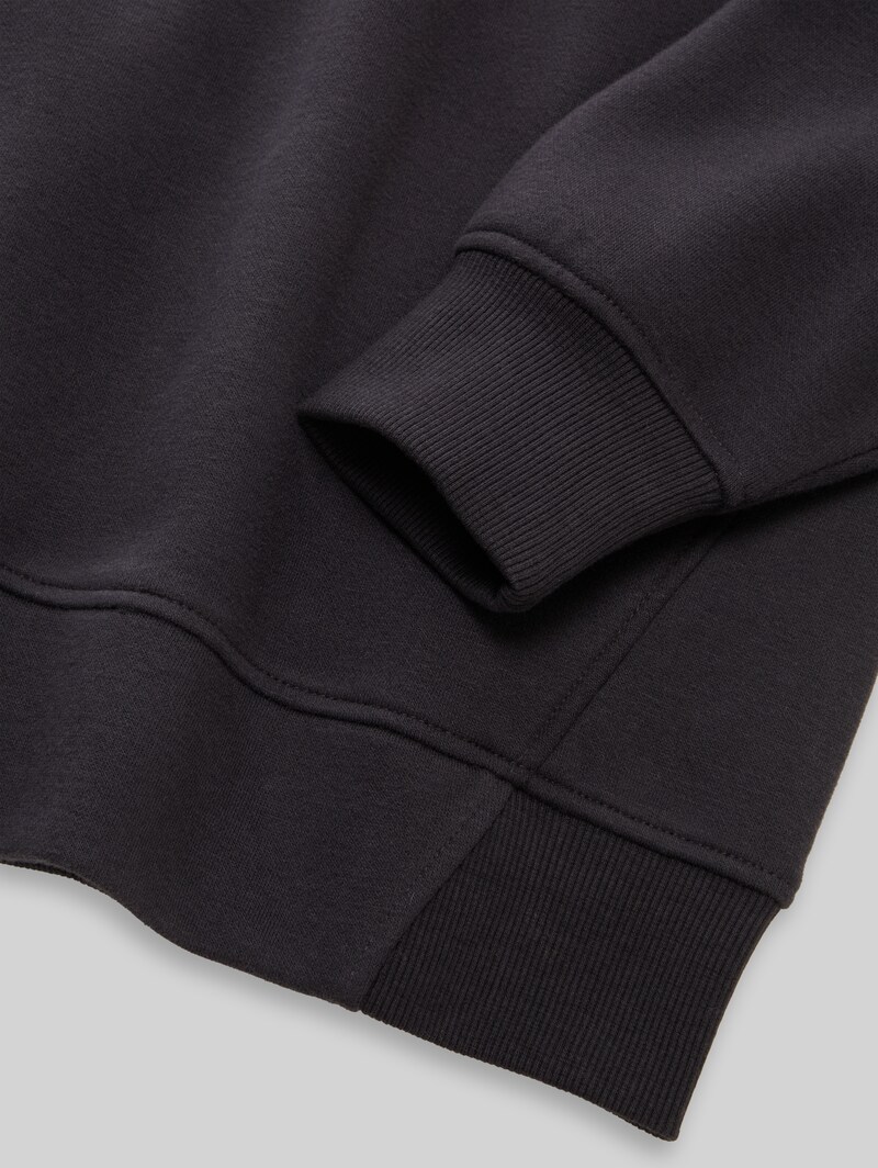 Tom Tailor Oversize Sweatshirt mit Rückenprint - Coal Grey