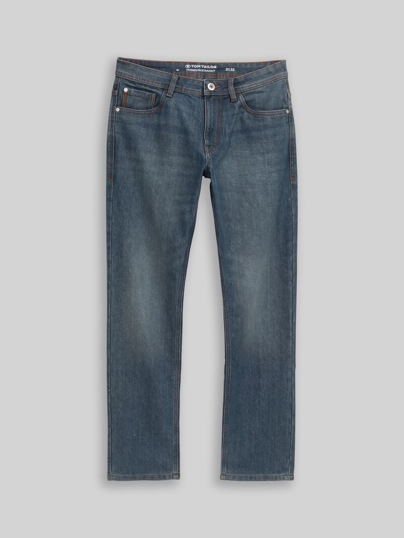 Tom Tailor TTMARVIN STRAIGHT Jeans - Mid Stone Blue Grey Denim