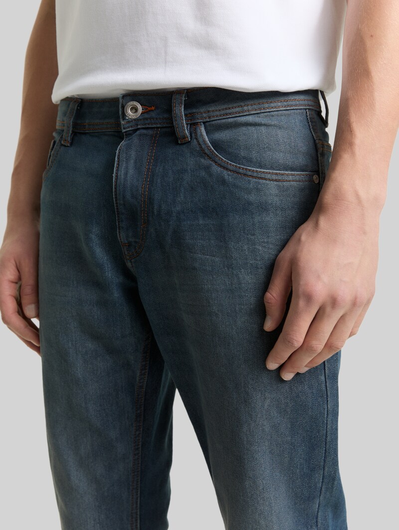 Tom Tailor TTMARVIN STRAIGHT Jeans - Mid Stone Blue Grey Denim